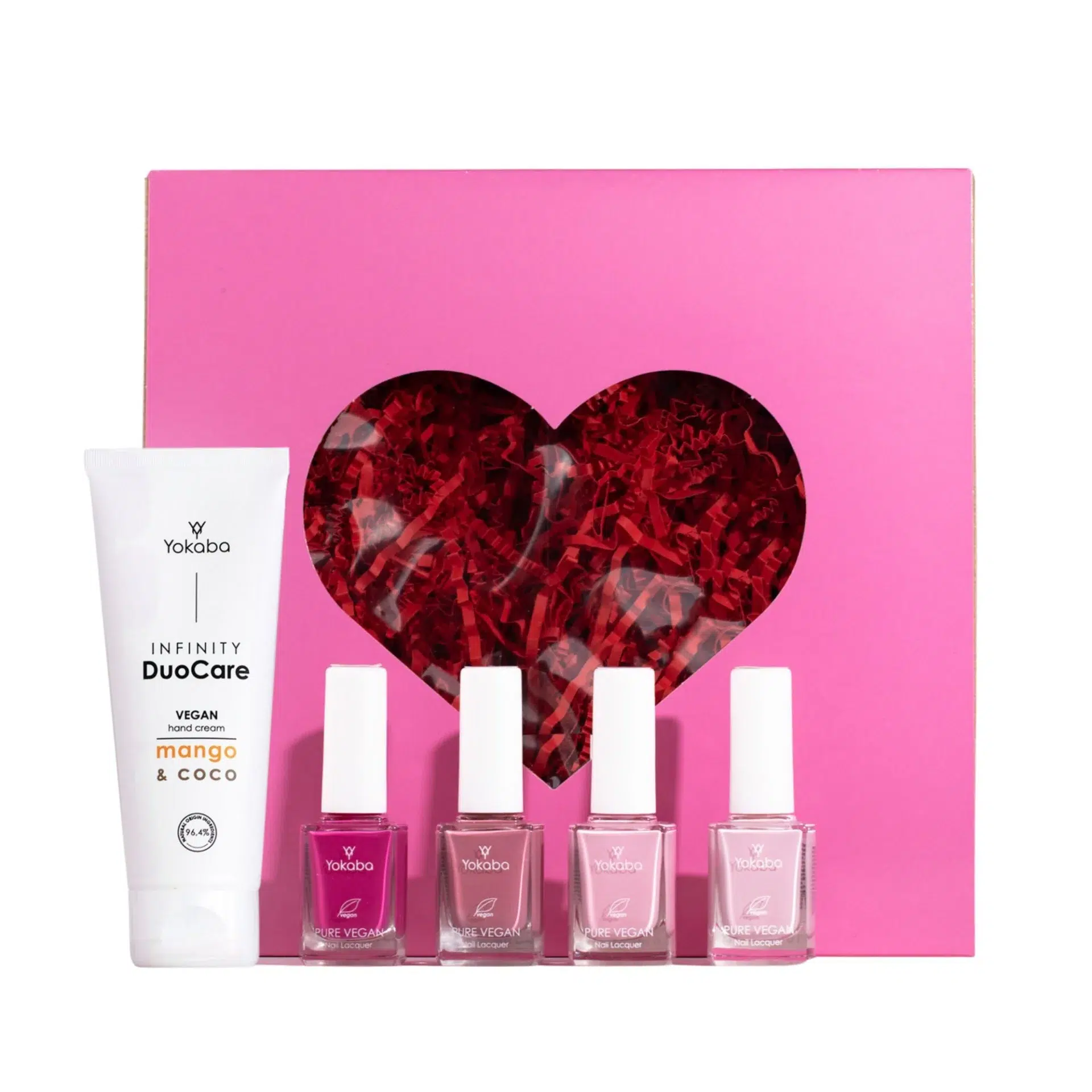 aesthetic-pharma-komplekt-pure-pink-yokaba-vegan-klasicheski-lakove-1-551 Pure - Pink Комплект веган класически лакове за нокти - Image 1