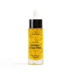 Glamour Golden Care Elixir Веган озаряващо олио за лице и деколте със златни частици