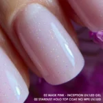 Inception UV/LED Gel - 02 Mask Pink Веган гел за изграждане в бутилка - Image 2