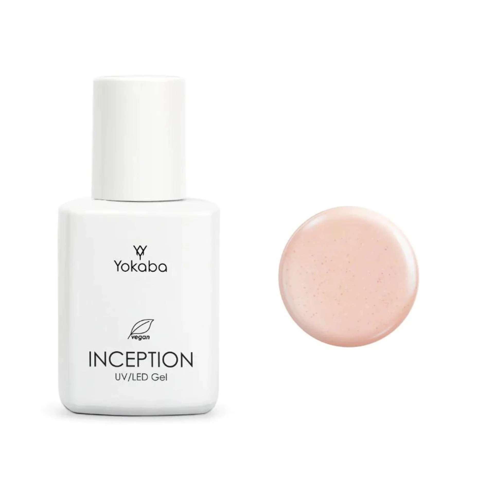 yokaba-inception-uvled-03-soft-pink-flicker-vegan-gel-za-izgrazhdane-v-butilka-1-492 Inception UV/LED Gel - 03 Soft Pink Flicker Веган гел за изграждане в бутилка - Image 1