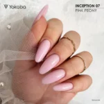 Inception UV/LED Gel - 07 Pink Peony Веган гел за изграждане в бутилка - Image 2