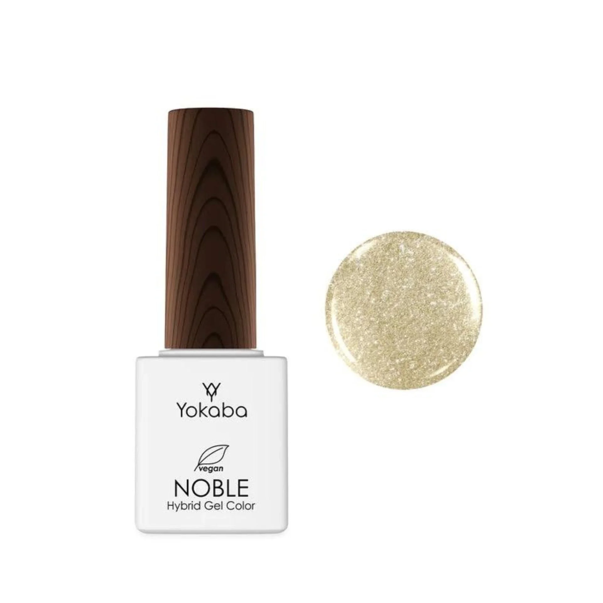 yokaba-noble-vegan-gel-lak-za-nokti-bez-hema-03-shimmer-gold-01-747 Noble - 03 Shimmer Gold Hema Free Веган гел лак за нокти - Image 1