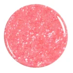 Noble - 102 Hot Coral Confetti Hema Free Веган гел лак за нокти - Image 2