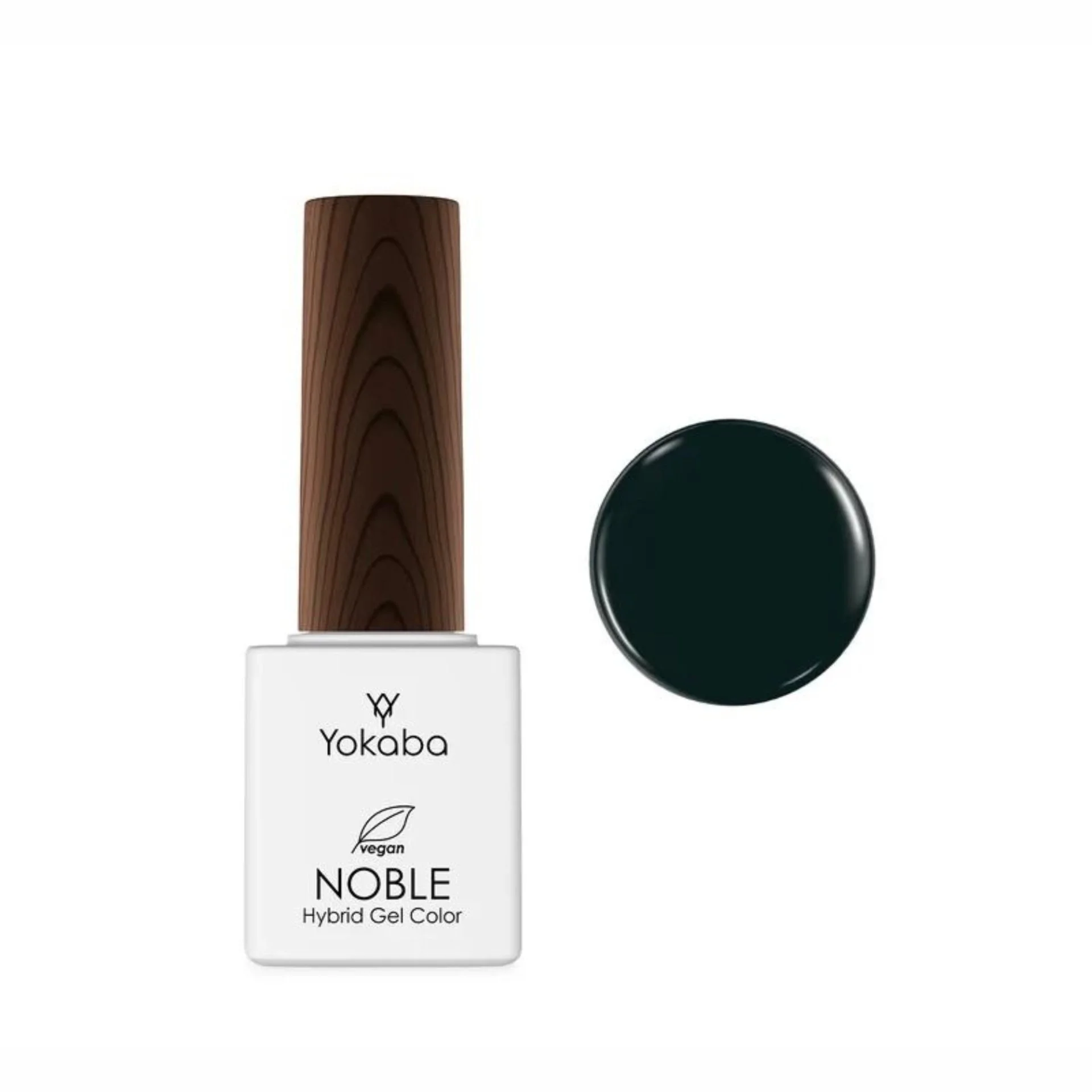 yokaba-noble-vegan-gel-lak-za-nokti-bez-hema-27-bottle-green-glass-1-206 Noble - 27 Bottle Green Glass Hema Free Веган гел лак за нокти - Image 1