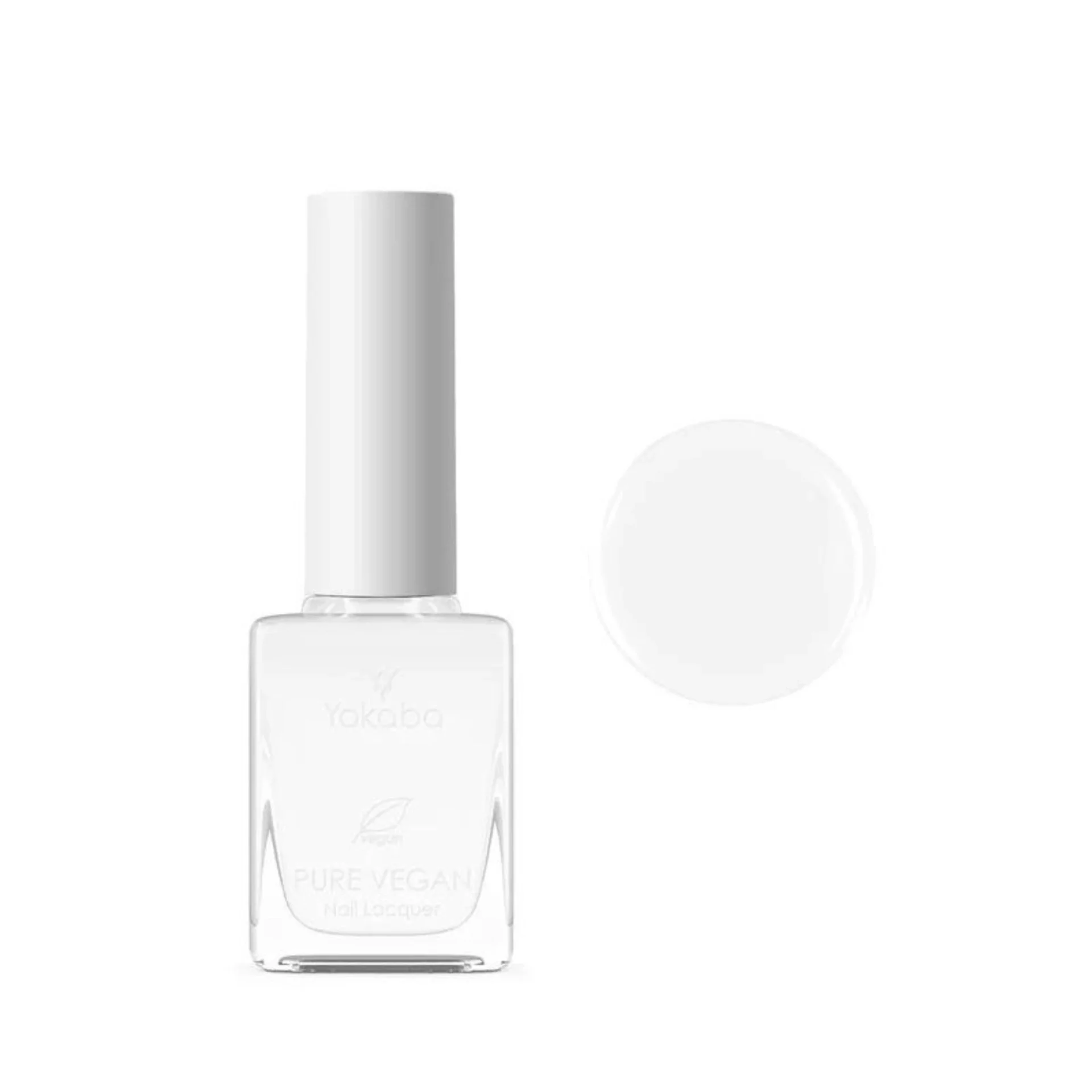yokaba-pure-vegan-klasicheski-lak-za-nokti-02-simply-white-1-486 Pure Vegan - 02 Simply White Веган класически лак за нокти - Image 1