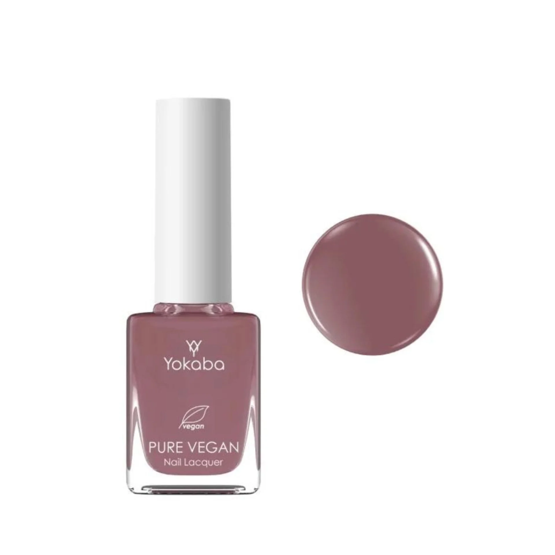 yokaba-pure-vegan-klasicheski-lak-za-nokti-12-brandy-rose-1-199 Pure Vegan - 12 Brandy Rose Веган класически лак за нокти - Image 1