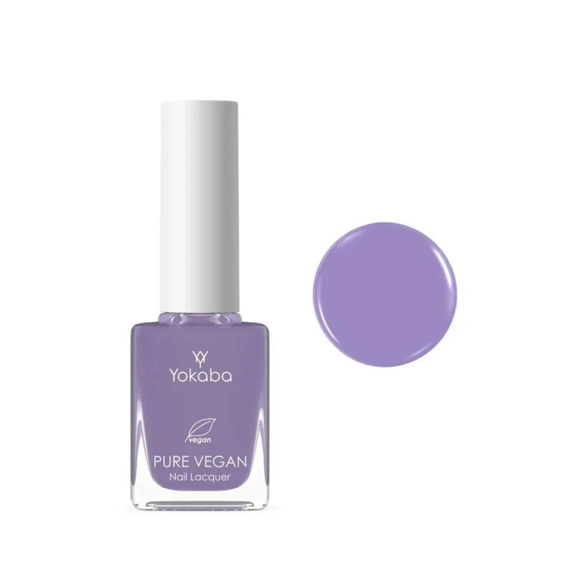 yokaba-pure-vegan-klasicheski-lak-za-nokti-76-light-violet-1-072 Pure Vegan - 76 Light Violet Веган класически лак за нокти - Image 1