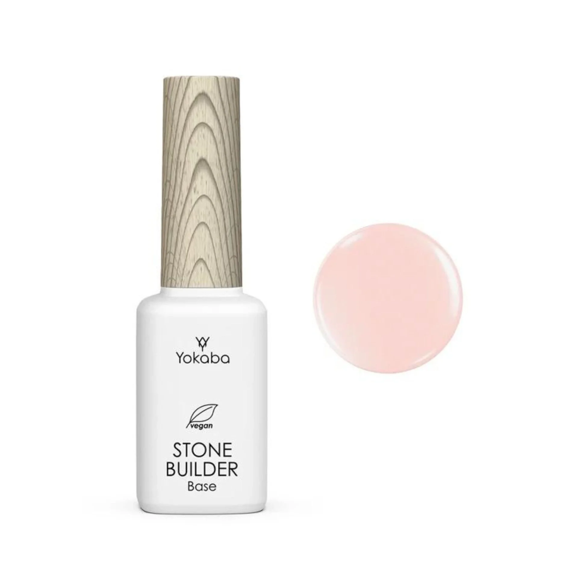 yokaba-vegan-baza-za-gel-lak-04-pink-stone-builder-base-coat-uvled-1-593 Stone Builder Base Coat - 04 Pink Веган база за гел лак - Image 1