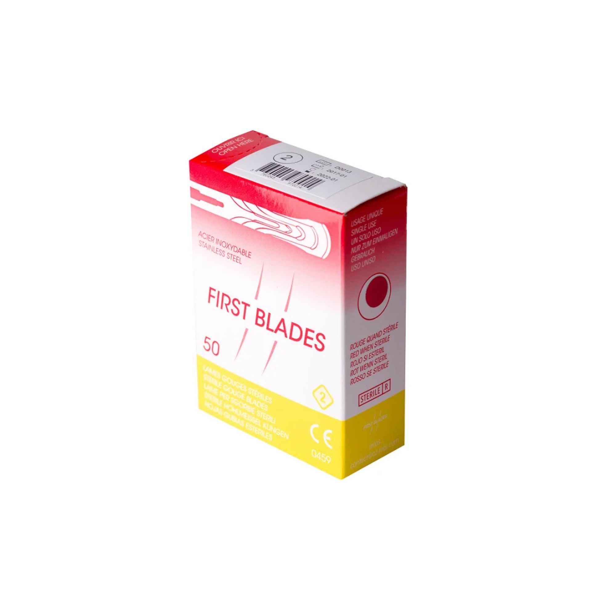 first-blades-dleto-2-sterilno-50-br-1 First Blades Длето №2 – стерилно, 50 бр. - Image 1